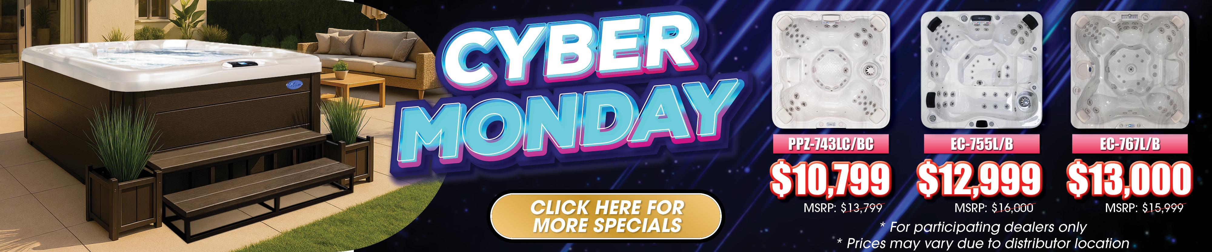 Calspas hot tub being used in a family setting - Simi Valley